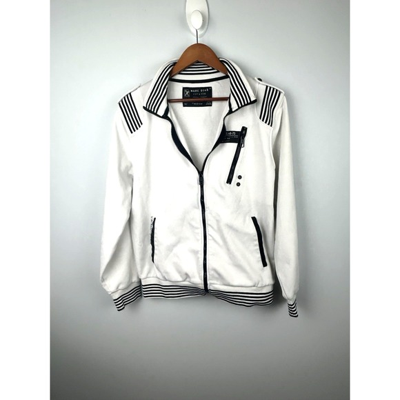 Marc Ecko Other - Y2K Marc Ecko Cut and Sew White & Black Zip Up Preppy Medium